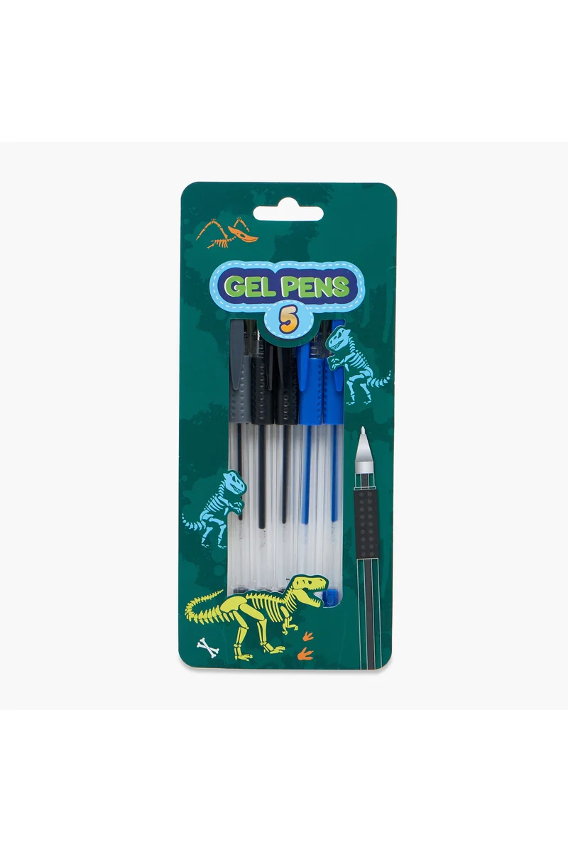 LIFESTYLE Assorted Gel Pen - Set of 5